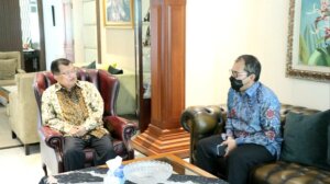 Danny Pomanto Silaturahmi ke Kediaman JK di Makassar