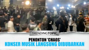 Konser Musik Dibubarkan Polisi, Penontonnya Chaos Hingga Langgar Prokes
