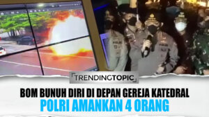 Polisi Amankan 4 Orang Terkait Kasus Bom Bunuh Diri di Depan Gereja Katedral Makassar