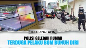 Penggeledahan Rumah Terduga Pelaku Bom Bunuh Diri