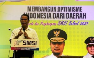 Dialog SMSI Sulsel, Amran Sulaiman Bicara Optimisme Membangun Negeri