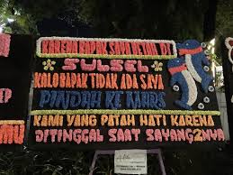 Karangan Bunga Dukungan Moril untuk Nurdin Abdullah, Siapa Saja Pemesannya?