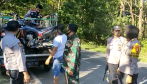 Macetkan Jalan Sepanjang 250 Meter, 10 Pelaku Balap Liar Ditangkap