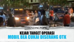 VIRAL Mobil K 9 Bea Cukai Diduga Diserang Kelompok Penyelundup Rokok Ilegal