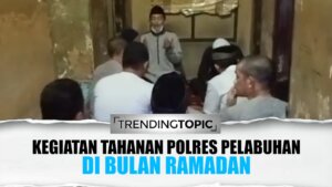 Begini Cara Kapolres Pelabuhan Membina Para Tahanan Selama Ramadan