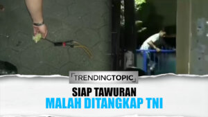 Siap Tawuran Malah Ditangkap TNI, Ada yang Terobos Pagar Warga