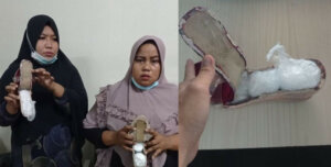 Diciduk Bawa Sabu-sabu, Dua Calon Penumpang Simpan Barang Terlarangnya di Sini….