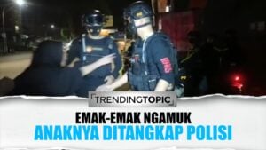 Emak-emak ini Ngamuk, Anaknya Ditangkap karena Berbuat Terlarang