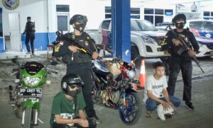 Gagal Unjuk Gigi, Dua Pelaku Balap Liar Bernasib Malang di Kantor Polisi