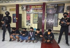 5 Pemuda Diciduk Transaksi Barang Terlarang, Padahal Sudah Pakai Jimat