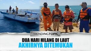 Kuasa Tuhan, Dua Hari Menghilang Usai Dihantam Badai, 2 Nelayan Ditemukan Selamat
