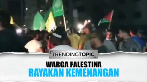 Hamas dan Israel Sepakat Gencatan Senjata, Warga Palestina Turun ke Jalan Rayakan Kemenangan