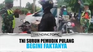 VIRAL Video TNI Suruh Pemudik Putar Balik di Perbatasan Bone, Ini Faktanya