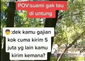 Dikirimi uang Rp5 juta Malah Menuduh Selingkuh, Dasar Suami Tak Tahu Diuntung!
