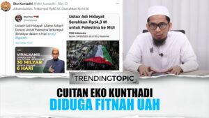 Fitnah UAH? Eko Kuntadhi Diminta Klarifikasi, UAH Beri Warning
