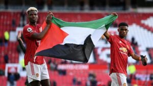 Pogba Pegang Bendera Palestina, Zahavi Ubah jadi Bendera Israel