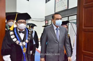 Dihadiri Ketua Majelis Wali Amanat, Unhas Tambah Tiga Guru Besar Baru
