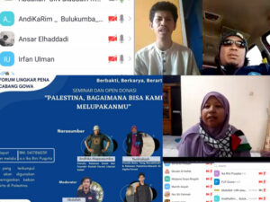 Peduli Palestina, FLP Cabang Gowa Galang Donasi Melalui Seminar Kepenulisan
