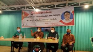 Silaturahmi dengan IMM Sulbar, Direktur SDM BPJS Kesehatan: Kita Semua Punya Potensi Jadi Besar
