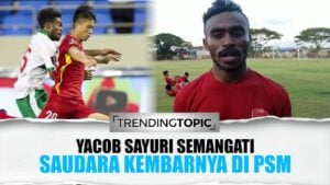 Yakob Sayuri Semangati Kembarannya di PSM Usai Jalani Debut Timnas Senior