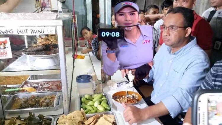 Kocak! Foto Makan di Warteg jadi Lucu-lucuan, Reaksi Anies Tak Terduga