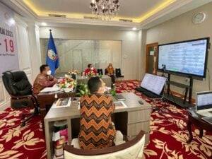 Plt Gubernur Sulsel Paparkan Inovasi GESIT-19 di Hadapan Tim Panelis KIPP Kemenpan RB Tahun 2021
