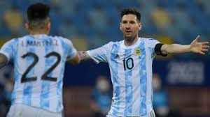Gol Cepat Martinez, Argentina Unggul 1-0 di Babak Pertama Semifinal Copa America 2020