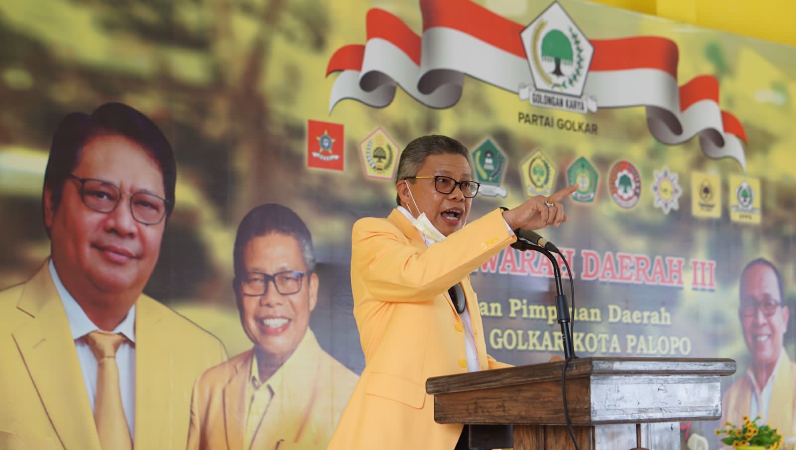 Buka Musda Palopo, TP Sebut Airlangga Simbol Kebanggaan Partai