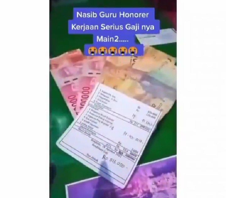 Curhat Honorer di Sosmed: Kerja Serius, Gajinya Main-main, Sebulan Rp213 Ribu