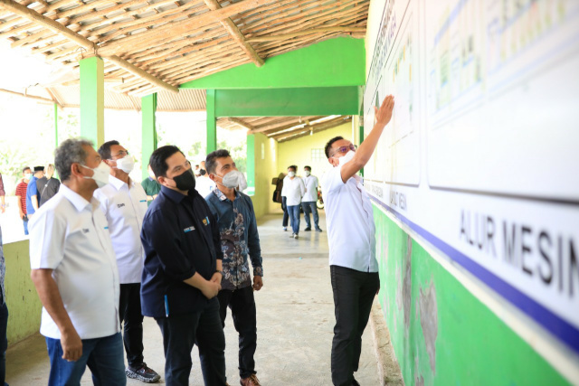 Menteri BUMN dan BRI Dukung Produksi Padi Model Bisnis Klaster