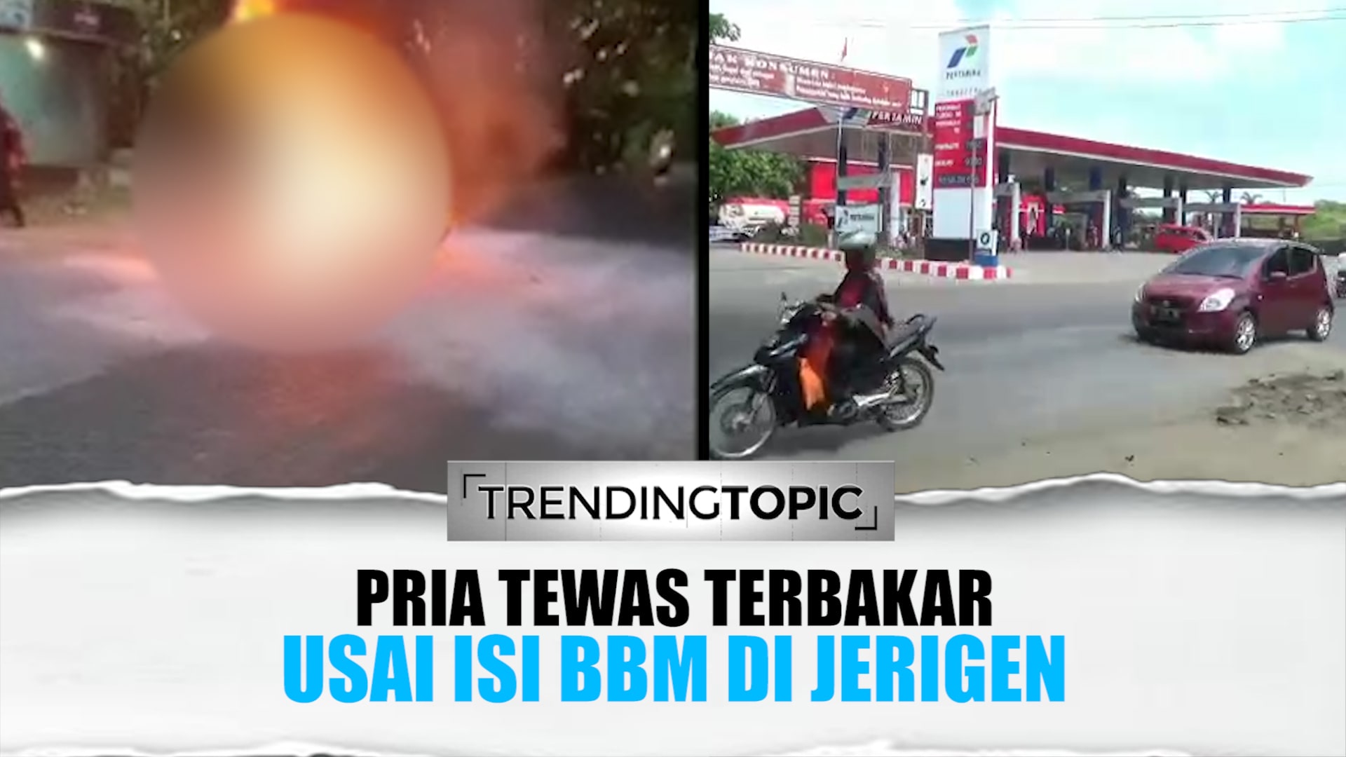 Begini Kronologi Pensiunan PNS Tewas Terbakar usai Isi BBM di Jerigen