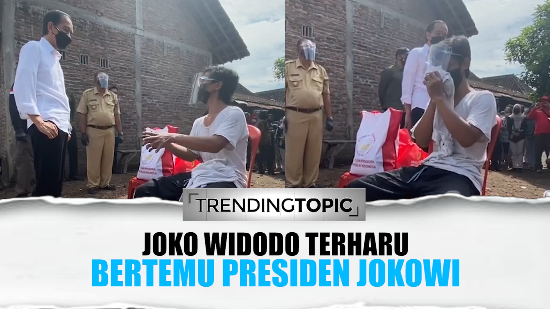 Momen Haru Joko Widodo Saat Bertemu Presiden Jokowi
