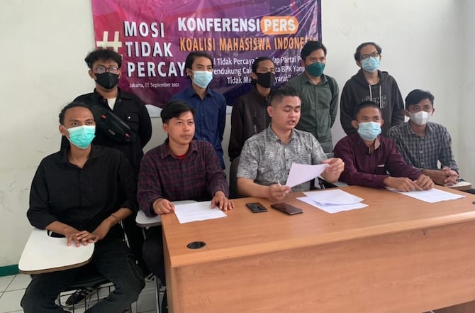 Polemik Seleksi Calon Anggota BPK, Koalisi Mahasiswa Indonesia Mosi Tidak Percaya kepada Komisi XI DPR