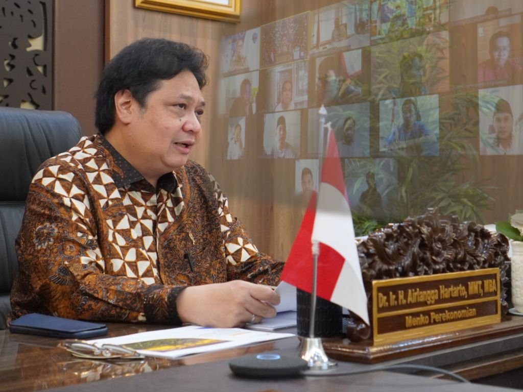 Menko Airlangga Harap Pemda Berinovasi untuk Minimalisir Dampak Pandemi Covid-19