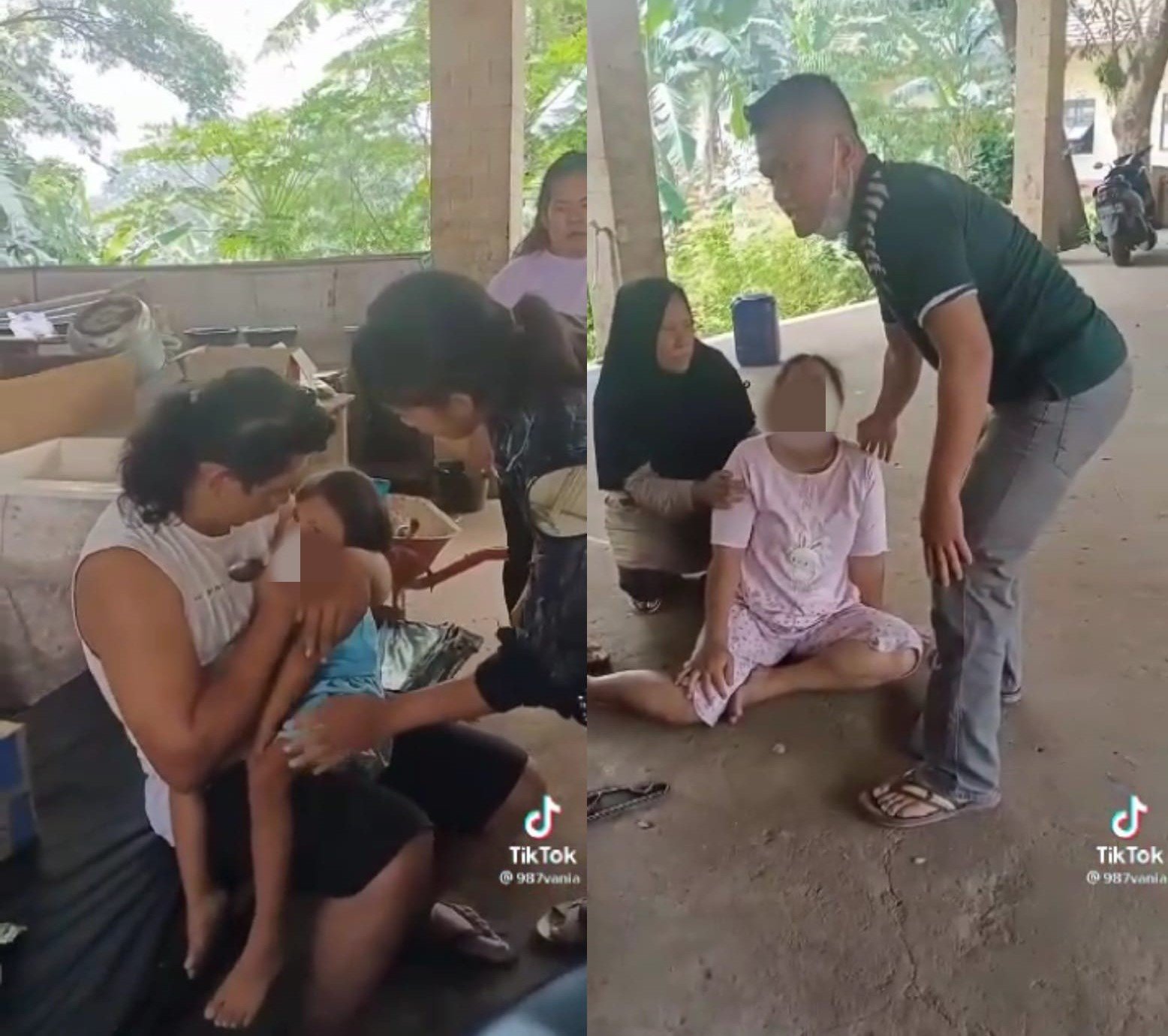 Viral! Sang Ibu Histeris saat Anaknya Tak Sadarkan Diri