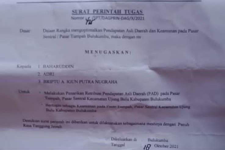 Polisi Ditugaskan Tarik Retribusi, Warga: Hanya Ada di Negeri Bulukumba