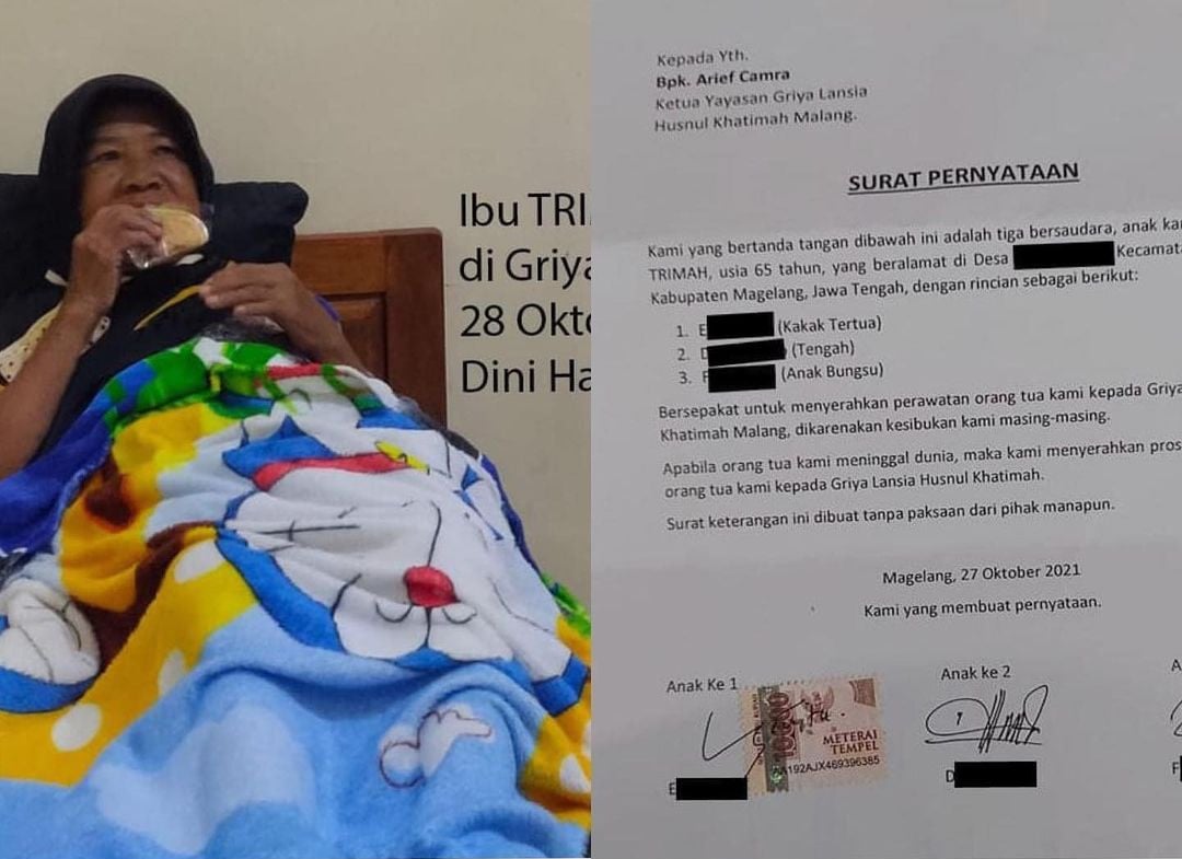 Ibu Trimah Viral, Anak Malah Marah-marah ke Pengurus Panti Jompo