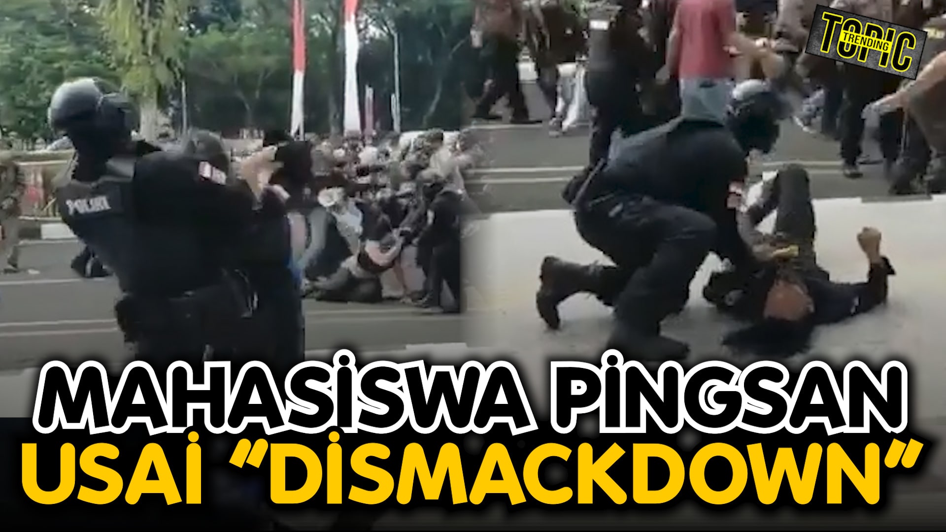 Meski Minta Maaf, Oknum Polisi “Smackdown” Mahasiswa Tetap Diproses Internal Polri