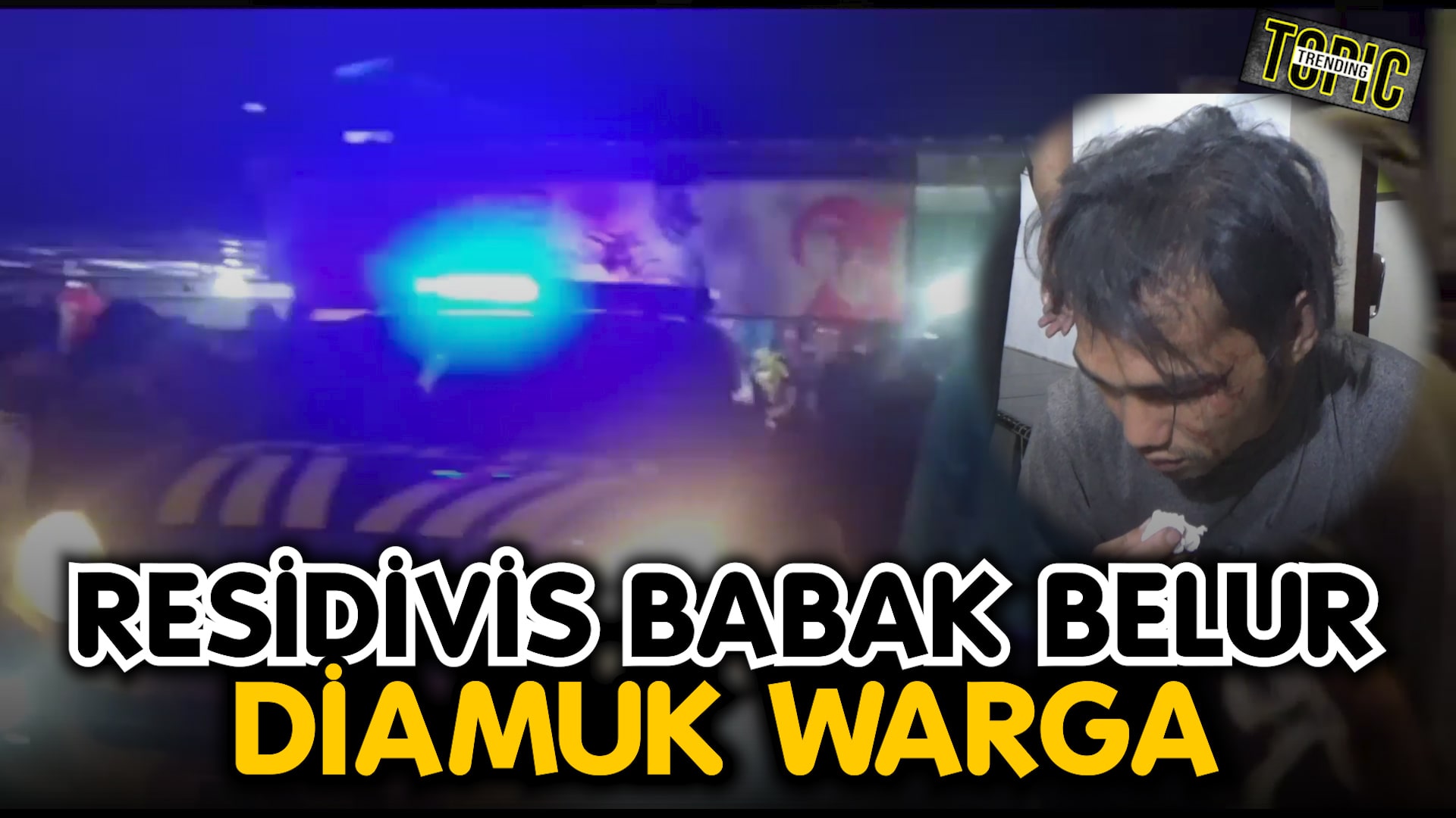 Residivis Beraksi, Bebas dari Penjara Malah Diamuk Massa