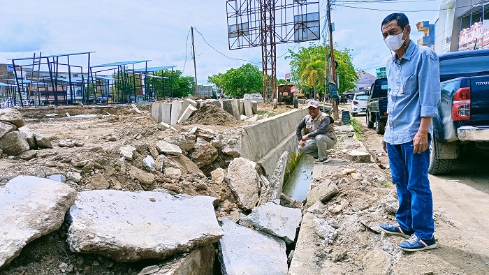 Viral Bangunan Runtuh di Proyek RTH, Begini Penjelasan Pelaksana