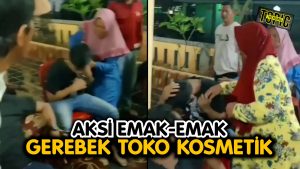 Bikin Remaja Kampung Rusak, Emak-Emak Gerebek Toko Kosmetik di Bekasi, Ternyata…