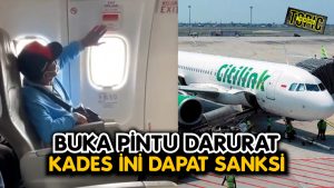 Pengakuan Kades Asal Blora Buka Pintu Darurat Hingga Pesawat Gagal Terbang