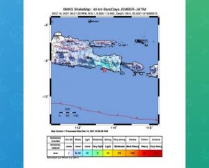 Info Gempa Terkini, Guncangan 5,0 Magnitudo di Barat Daya Jember