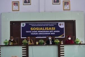 BKAD Sidrap Sosialisasi Tata Cara Pengisian SPT Masa
