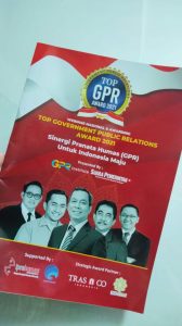 Pemda Lutra Raih Top GPR Award 2021 Kategori Apresiasi Kinerja Humas