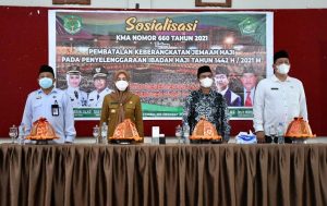 Kanwil Kemenag Sosialisasi KMA Nomor 660 di Luwu Utara tentang Pembatalan Pemberangkatan Jemaah Haji