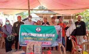 Usung Misi Bersatu Peduli dan Mandiri, Perhiptani Lutra Salurkan Bantuan Bencana di Walmas