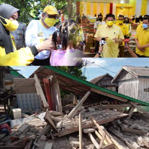 Bentuk Kepedulian Antar Sesama, Airlangga dan TP Bantu Korban Gempa di Selayar