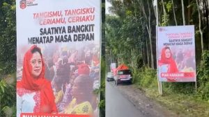 33 Baliho Puan Maharani Diturunkan Satpol PP Lumajang