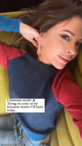 Victoria Beckham Pamer Sweater Warna-warni, Segini Harganya